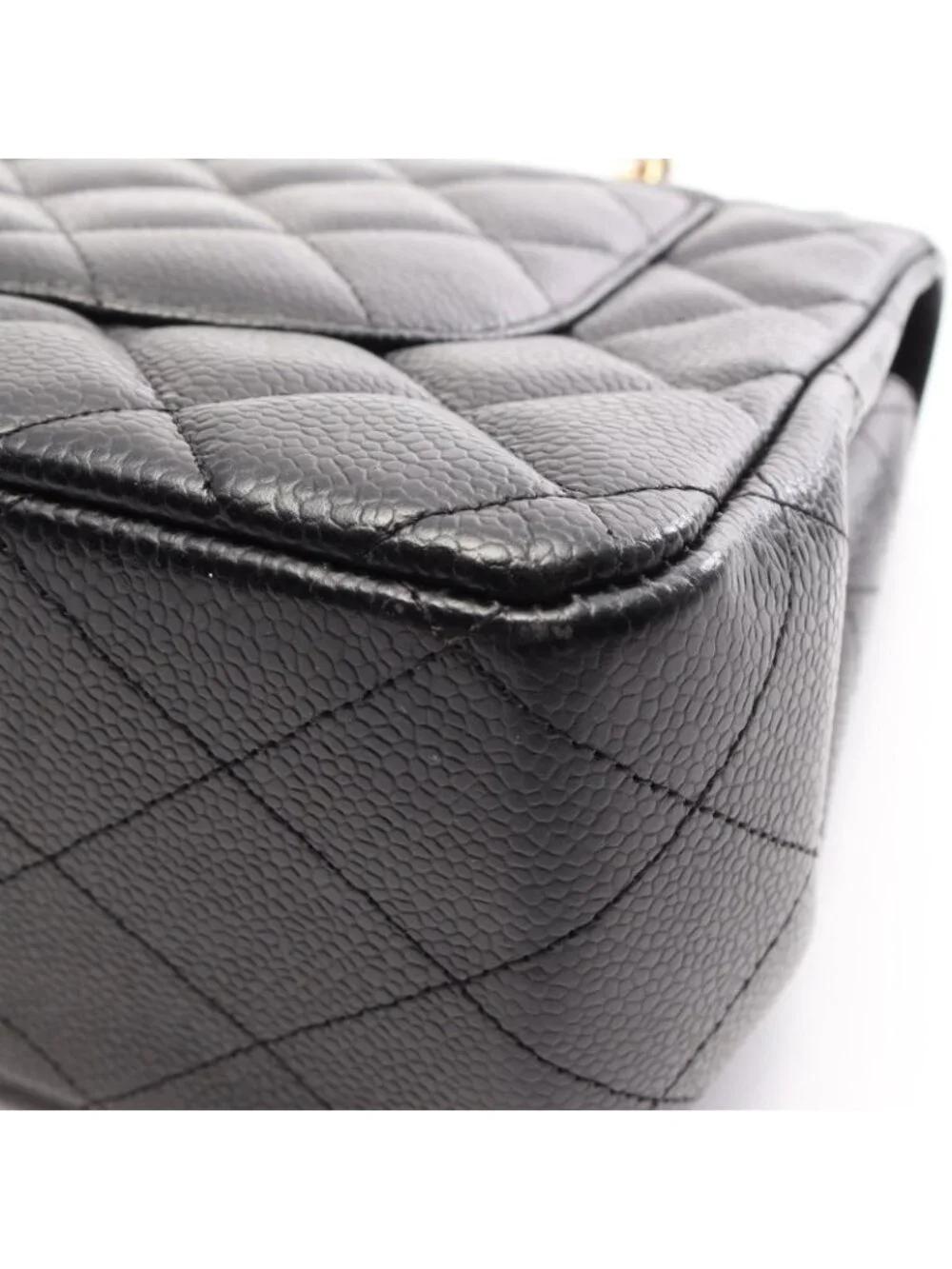 Chanel Shoulder Bag Maxi Quilted 30 Classic Large Double Flap Black Caviar
